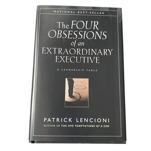 Vintage 2000 The Four Obsessions Of An Extraordinary Executive Hardcover‎ Book.
